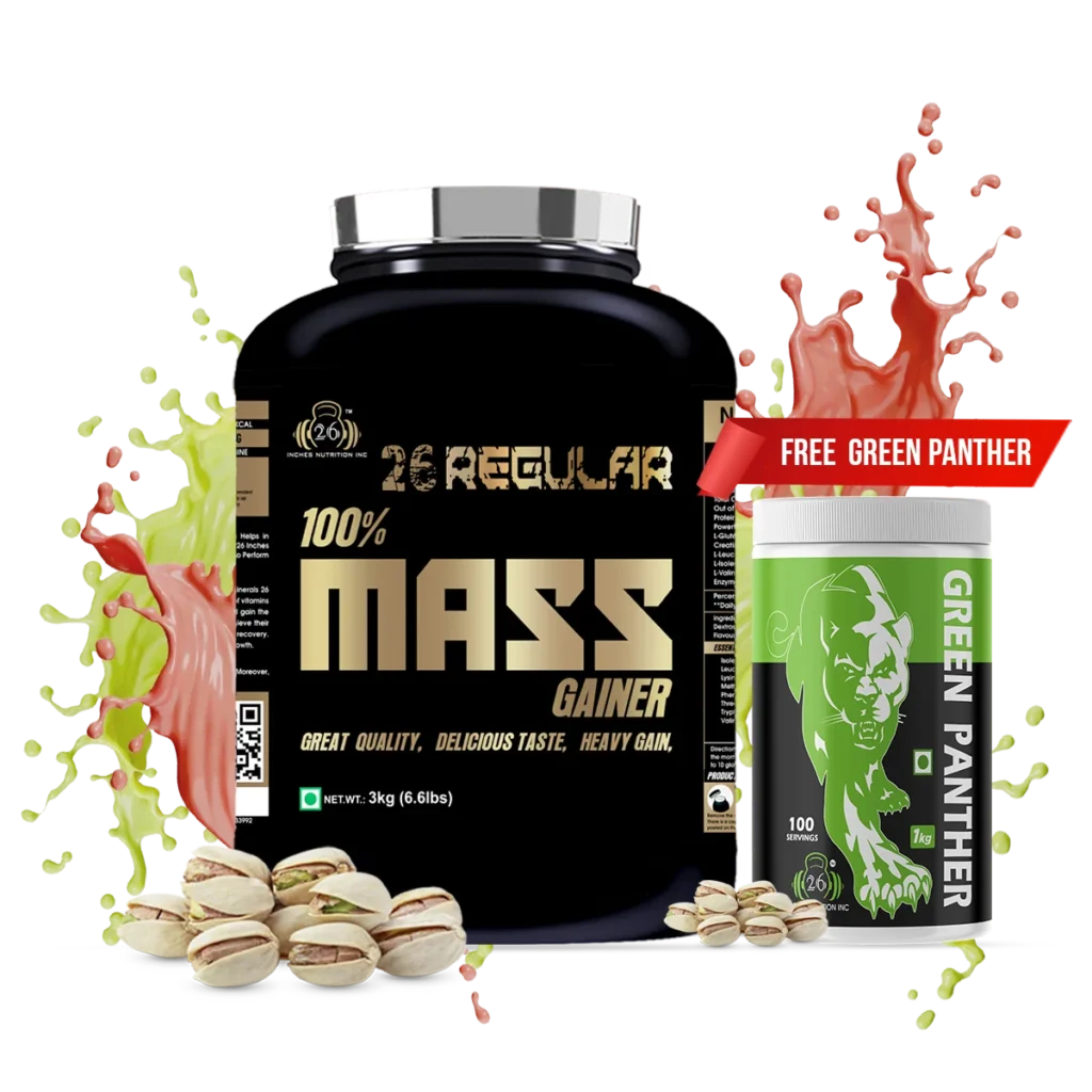 Regular Mass Gainer+Green Panther