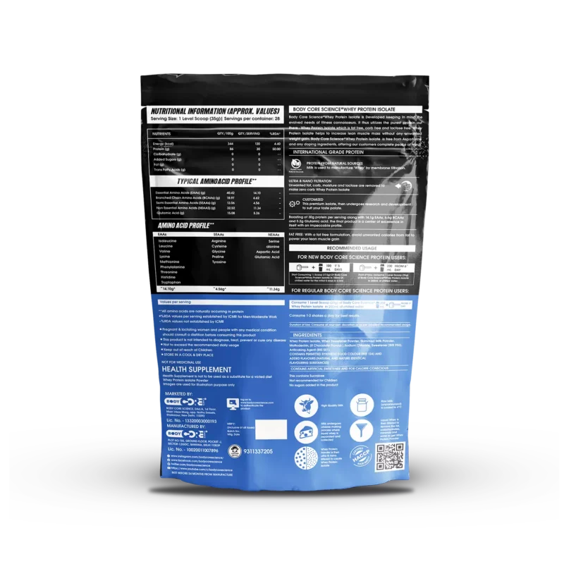 Signature isolate 1 kg back