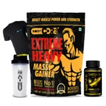 BCS Extreme Heavy Mass Gainer (3Kg) + BCS OMEGA-3 Fish Oil + T-Shirt + Shaker